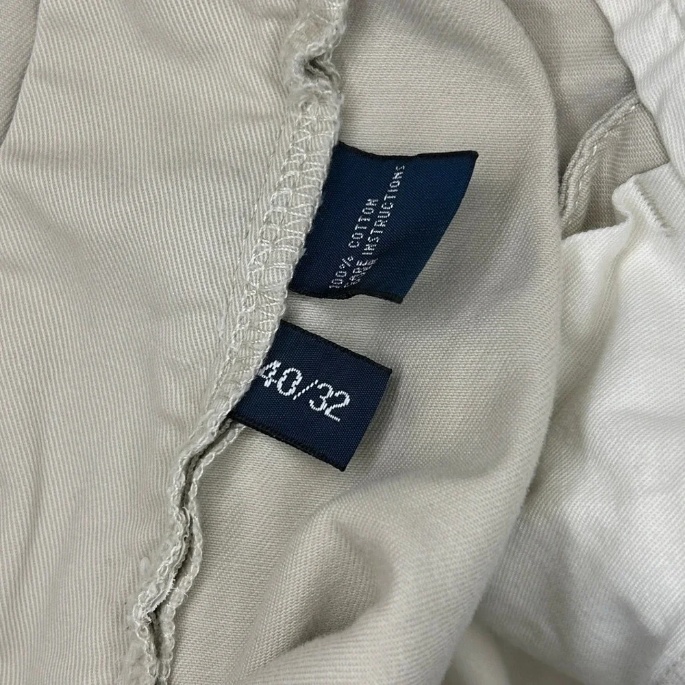 Polo Ralph Lauren Classic Chino Pants Beige Men's Size‎ 38 x 32 Cotton Casual